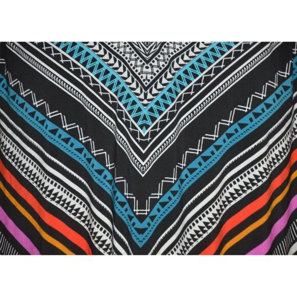 Trimshaper Tankini Top Women's Plus Size 18W Striped Geometric Swimsuit Padded - Picture 3 of 10